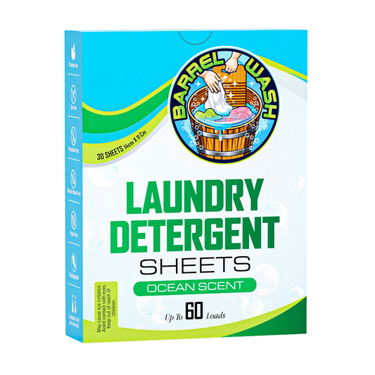 Barrel Wash  Laundry Detergent Sheets