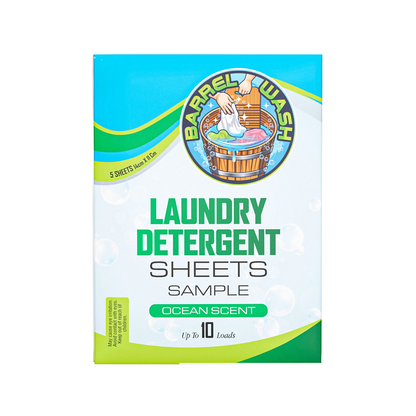 Barrel Wash  Laundry Detergent Sheets  10 loads