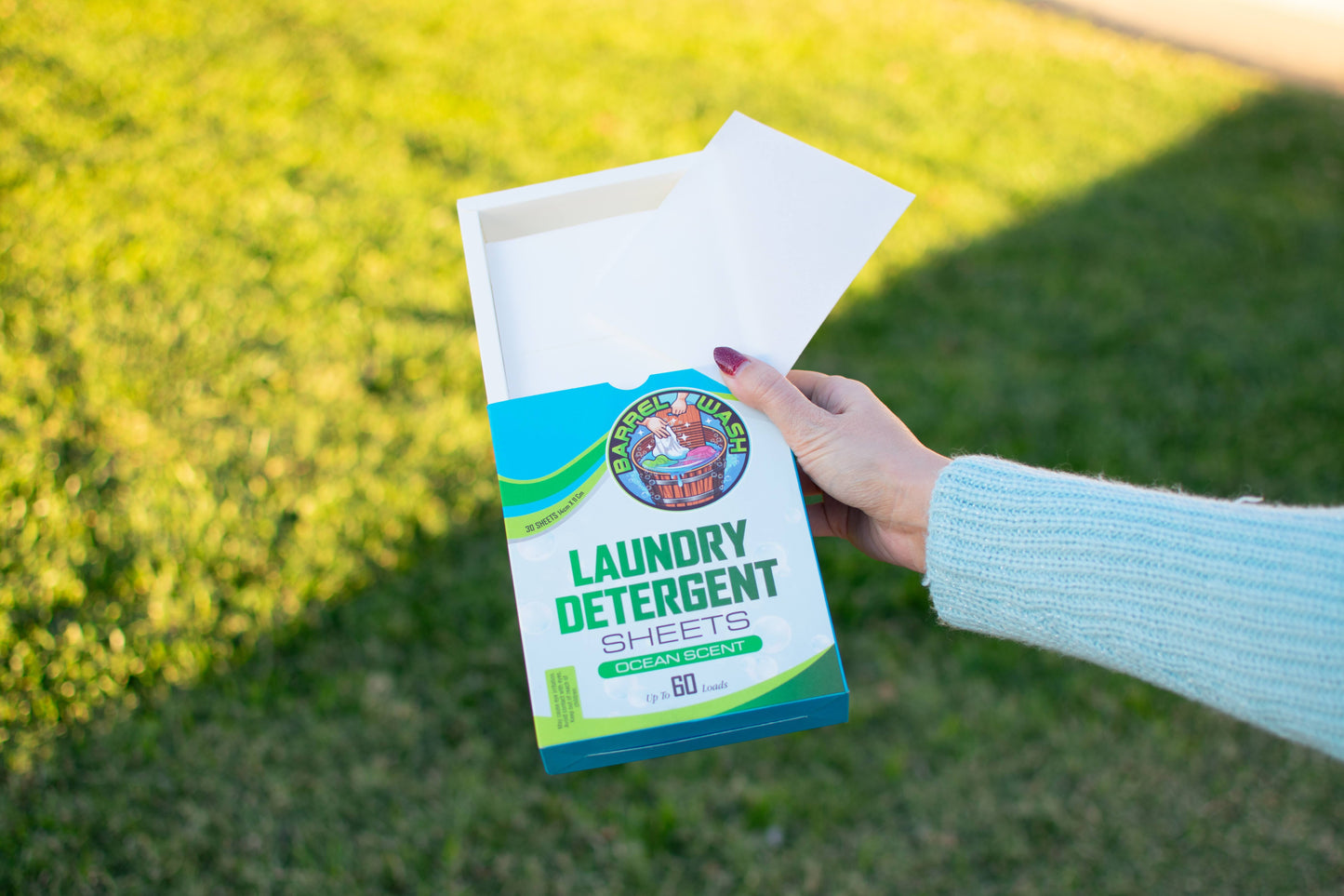 Barrel Wash  Laundry Detergent Sheets