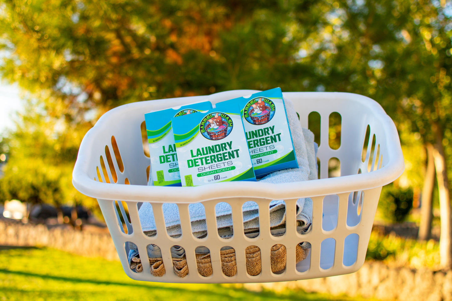 Barrel Wash  Laundry Detergent Sheets