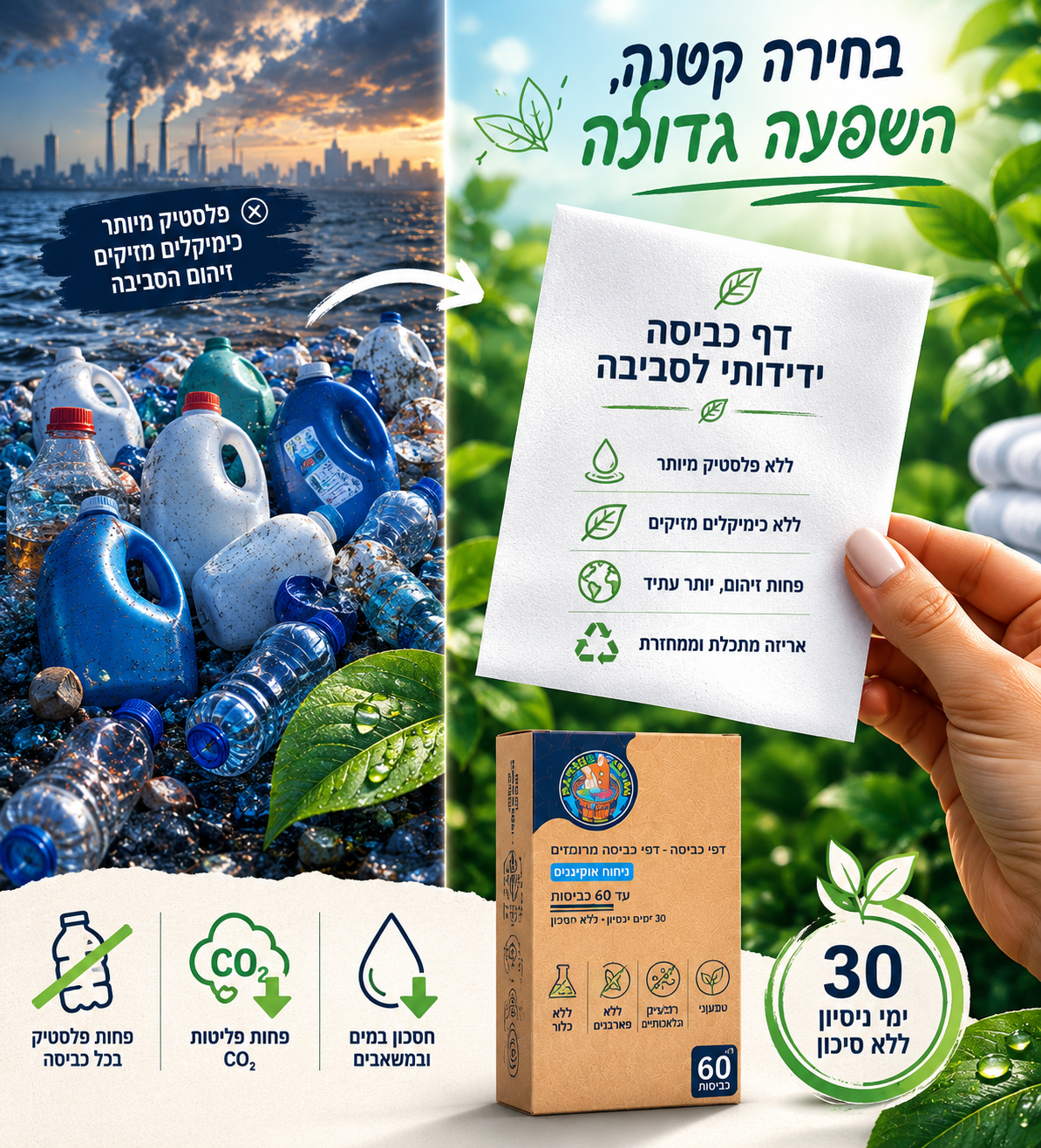 בחירה קטנה השפעה גדולה - ידידותי לסביבה